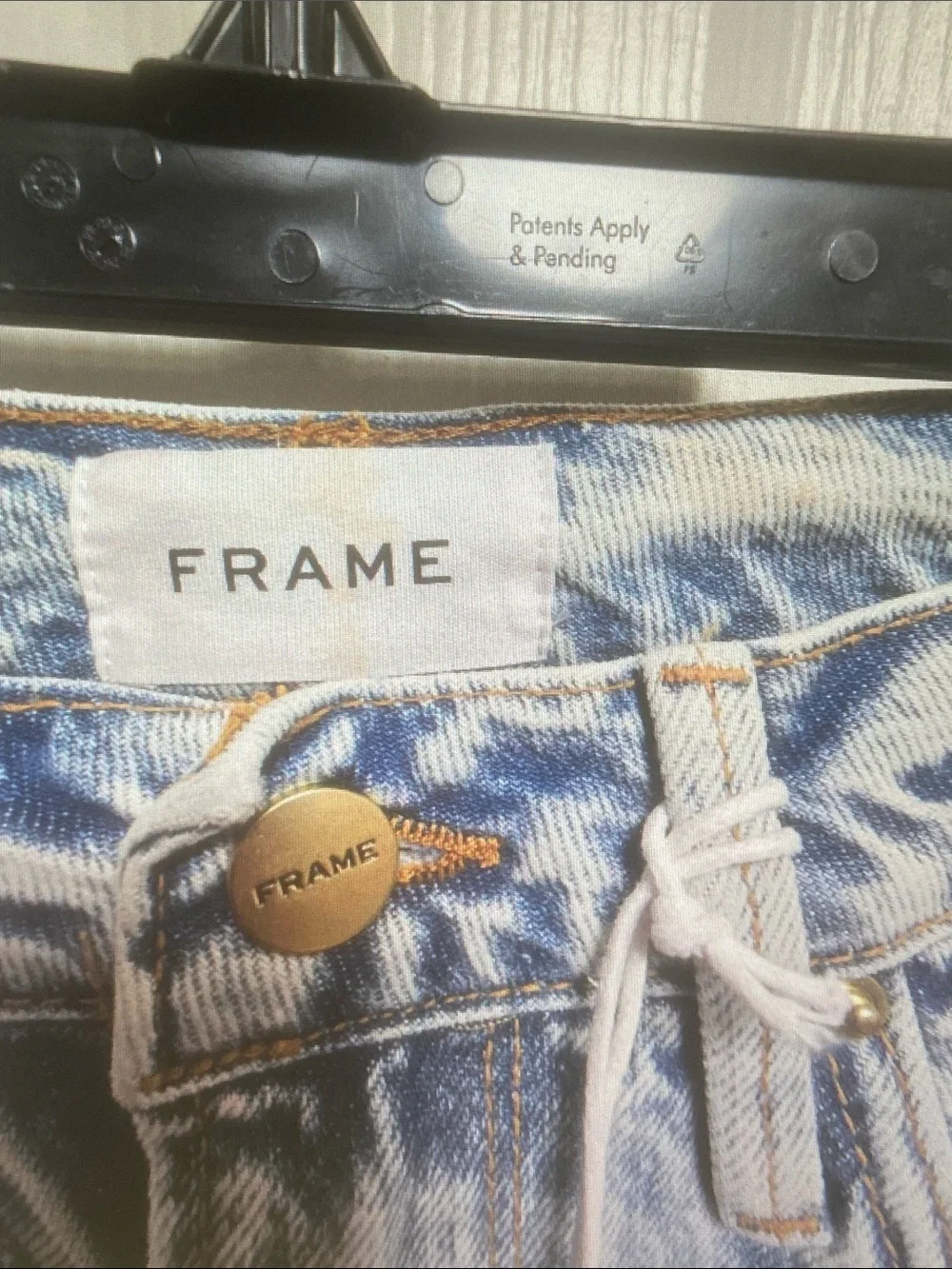 Frame Denim Pale Blue Straight Leg Jeans - Picture 3 of 10